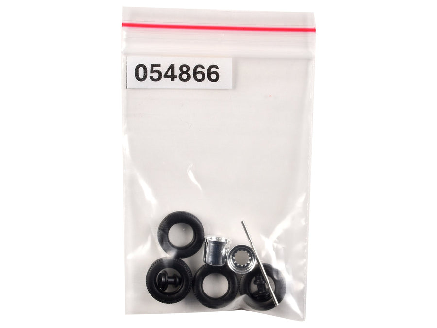 Promotex rear hypoid wheelset chrome 1:87 HO 054866BK, product image 1