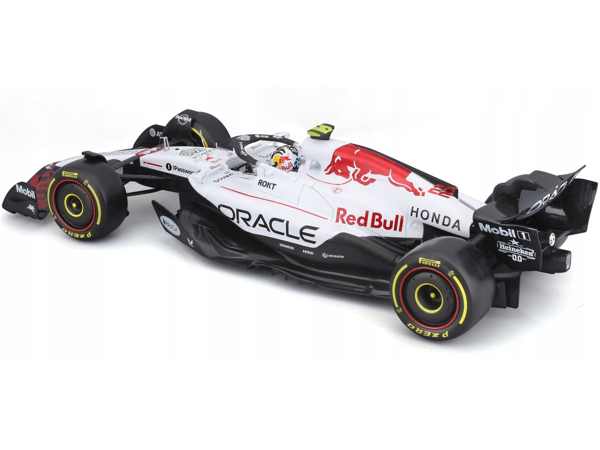 Red Bull Racing RB21 #22 Yuki Tsunoda "Oracle" Formula One F1 "Japanese GP" (2025) "Race" Series 1/18 Diecast Model Car by Bburago image 2