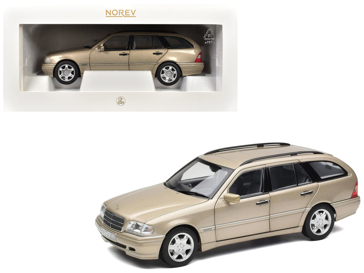 Norev 183388 1997 Mercedes-Benz C-Class T-Model in Smoke Silver metallic, 1:18