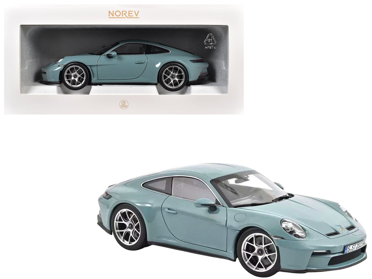 Norev 187470 Porsche 911 S/T in Meissen Blue, 1:18 scale