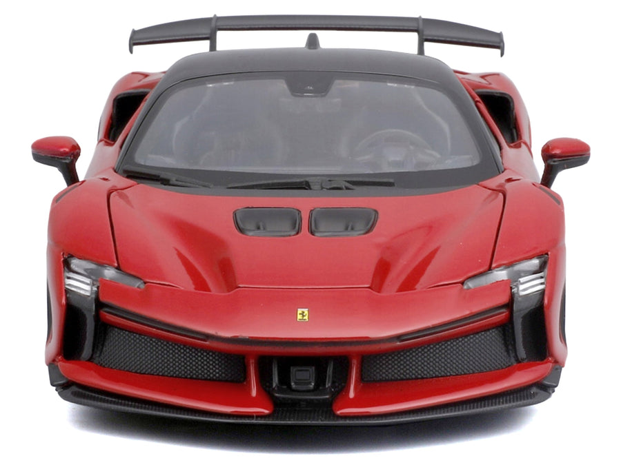 Bburago Ferrari SF90 XX Stradale red black top Race and Play 1:24 26032RD, product image 4