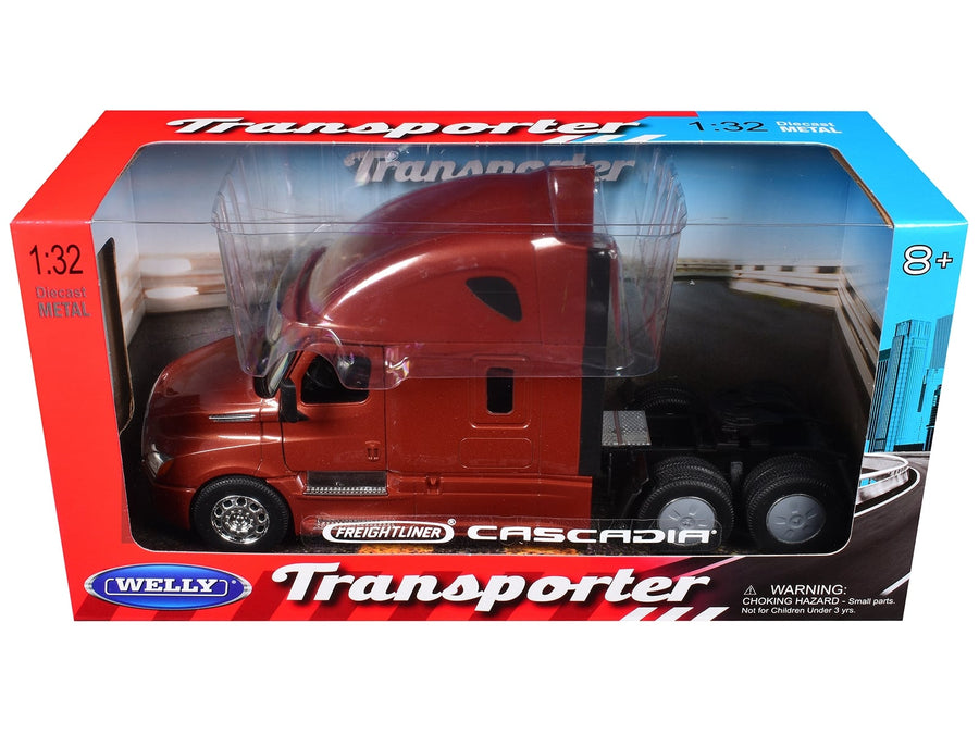 Welly Freightliner Cascadia copper metallic Transporter 1:32 32695W-GLD, product image 1