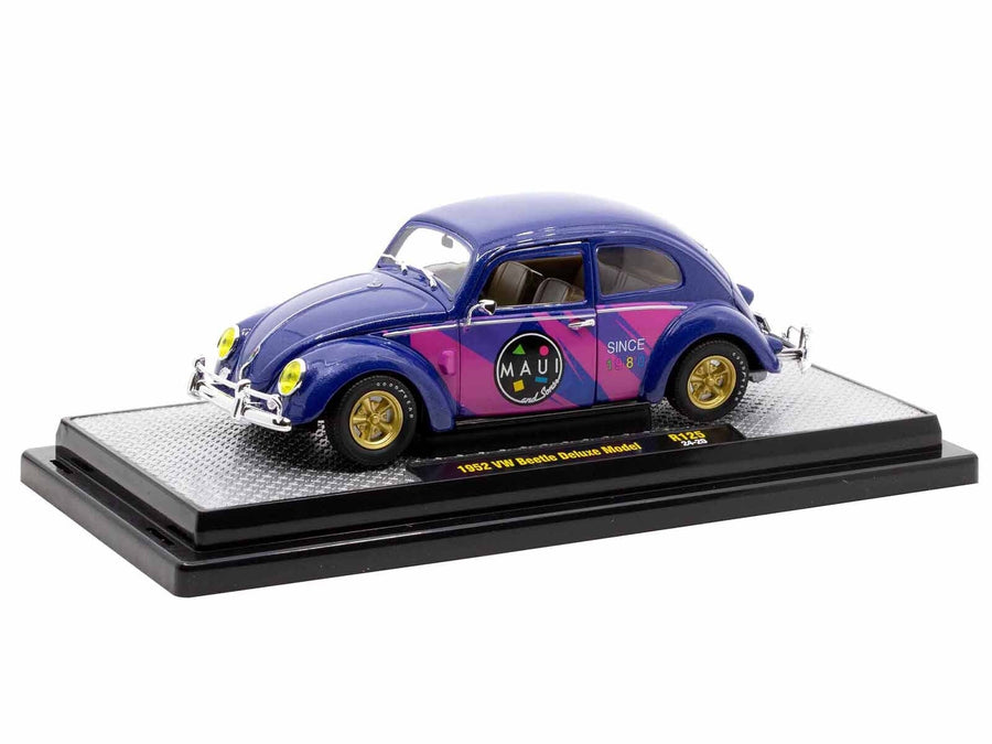 Purple metallic M2 1952 Volkswagen Beetle Deluxe with Maui & Sons graphics, item 40300-125B