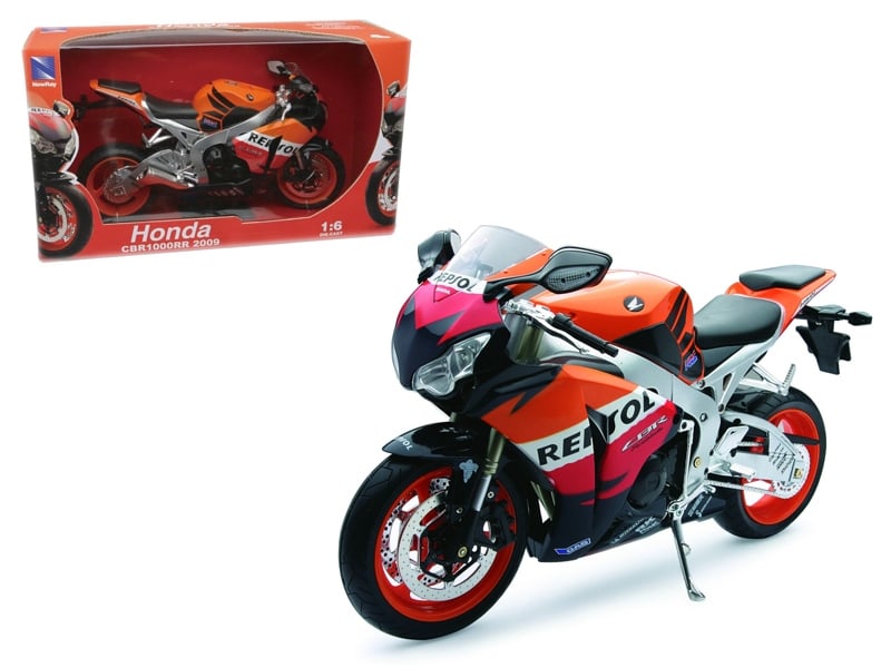 New Ray 2009 Honda CBR1000RR Repsol racing motorcycle 1:6 49073, product image 1