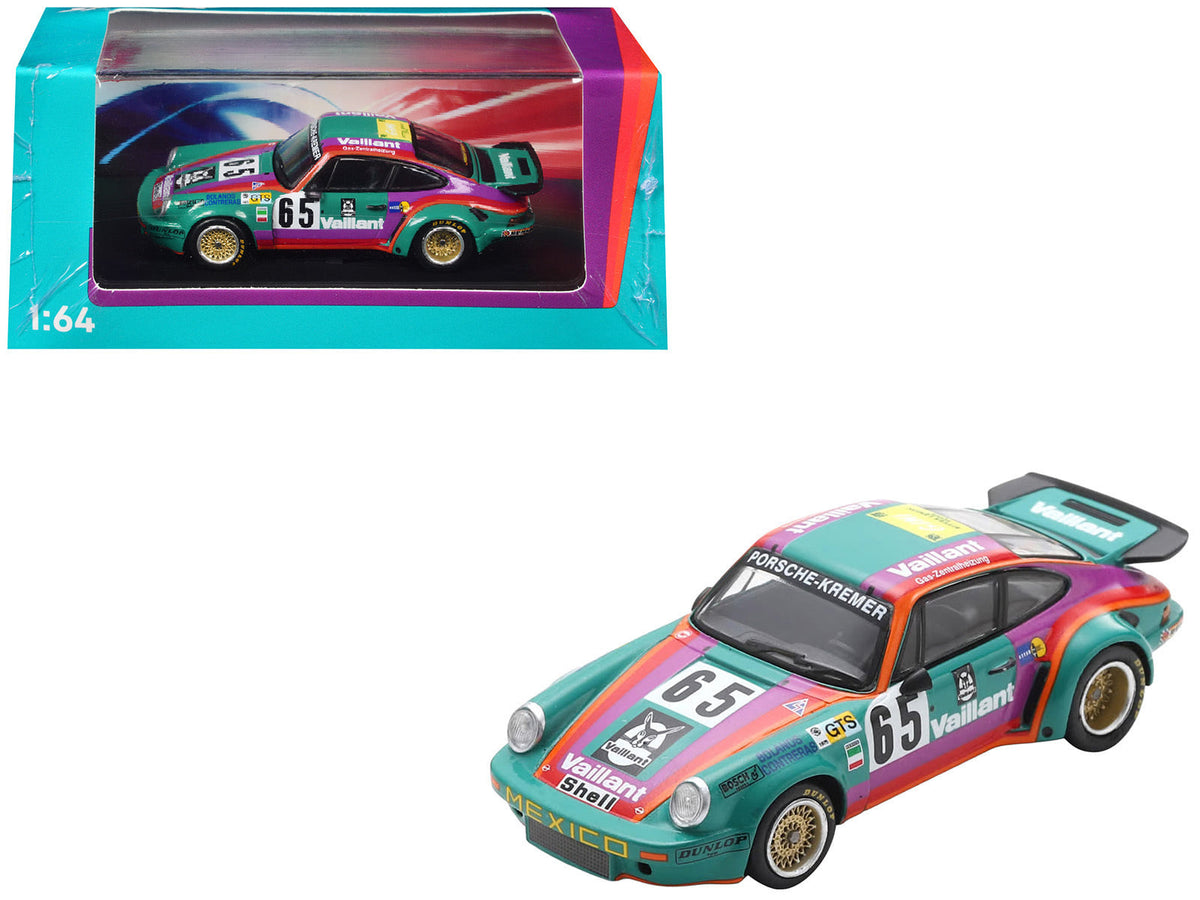 Spark Porsche 911 Carrera RSR number 65 Kremer Racing Le Mans 1975 1:64 64S029, product image 1