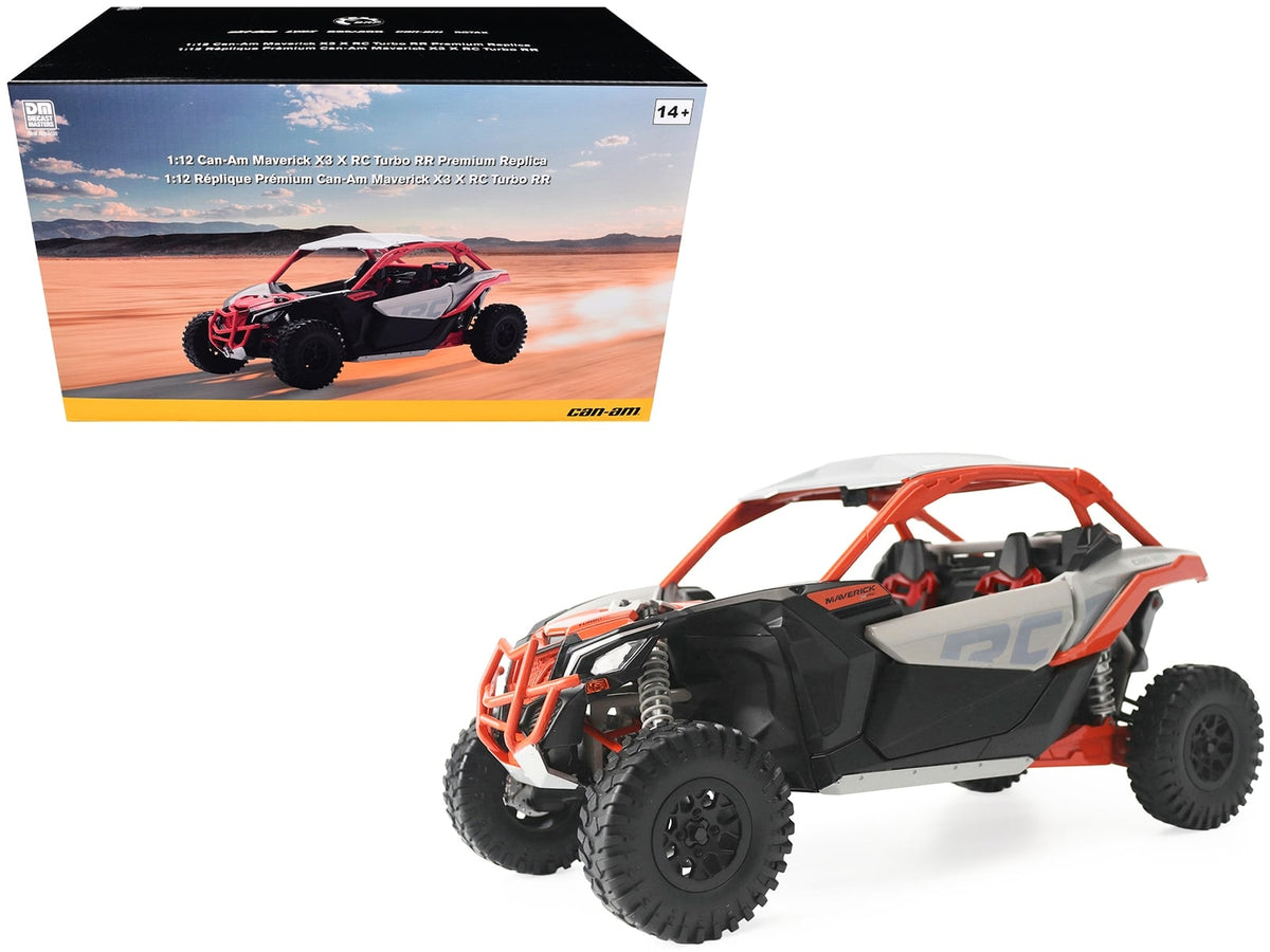 BRP Models Can-Am Maverick X3 X RC Turbo RR chalk gray orange 1:12 68003, view 1