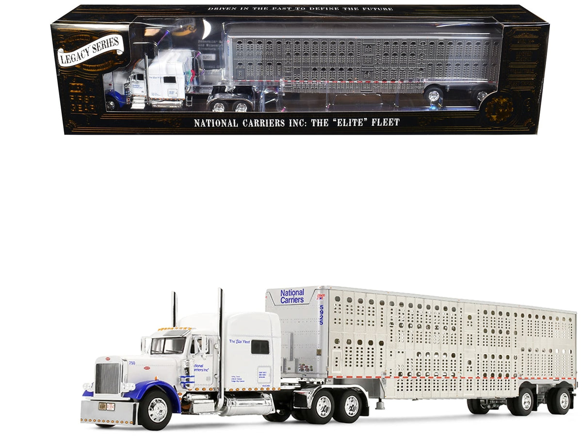 First Gear Peterbilt 379 National Carriers Wilson livestock trailer 1:64 69-2306, product image 1