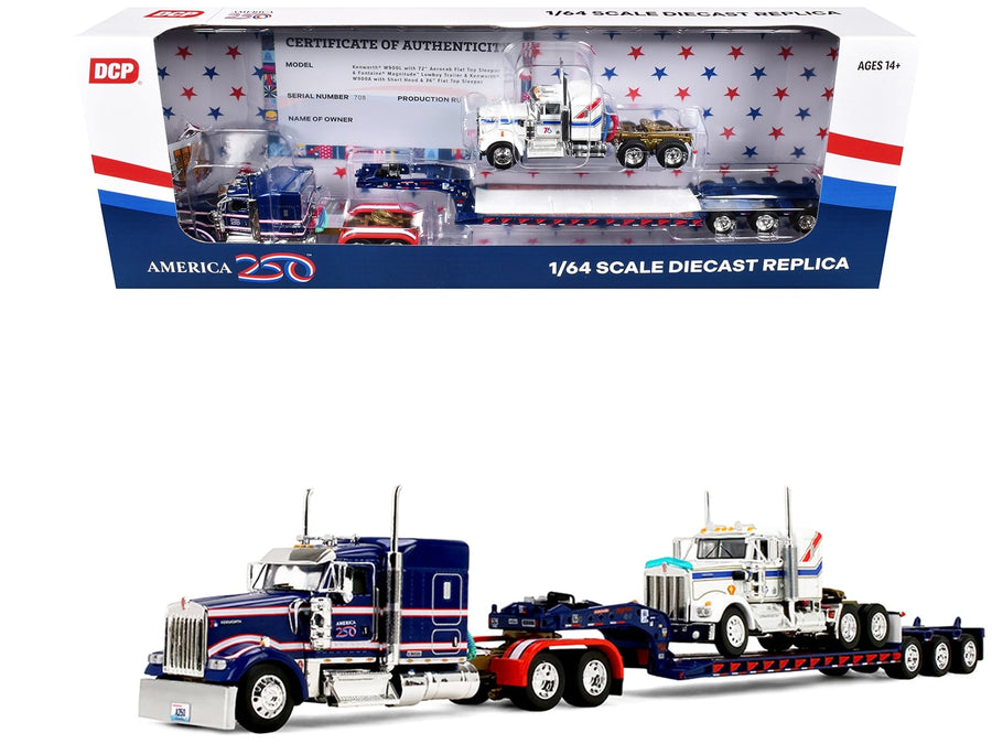 Representative current product image for First Gear America 250: Kenworth or Peterbilt Loaded-Truck Set?