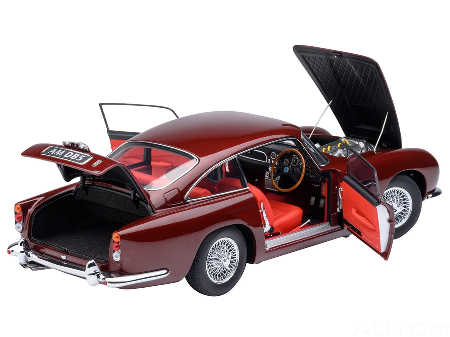 AUTOart Aston Martin DB5 RHD Dubonnet Rosso red metallic 1:18 70289, product image 1