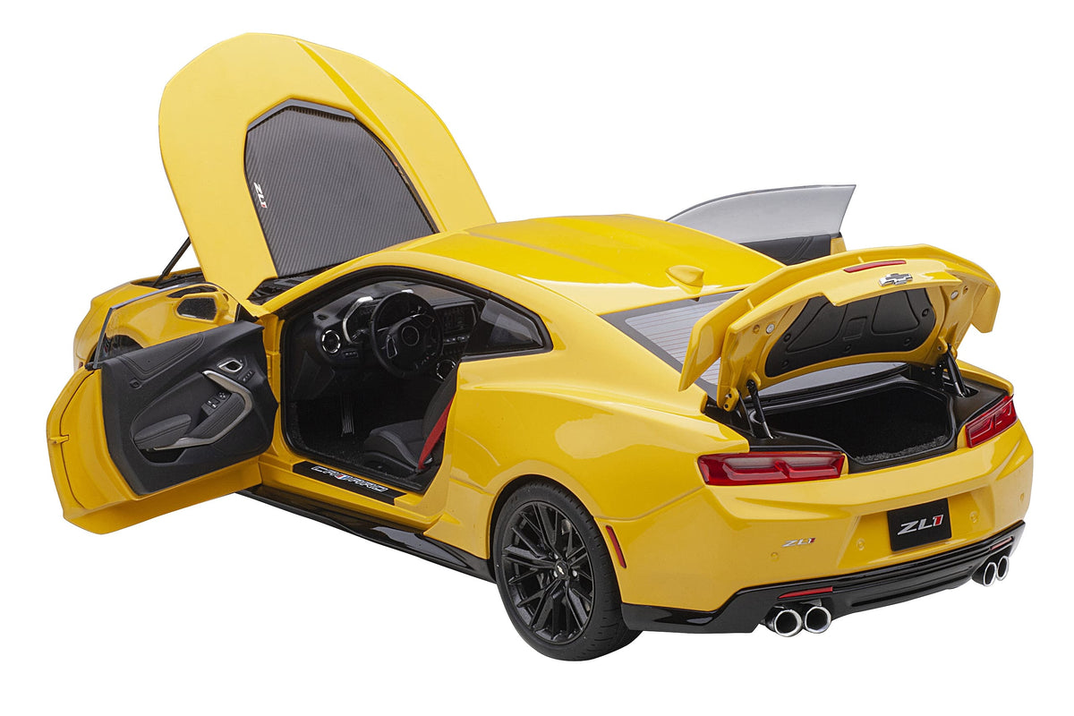 Chevrolet Camaro ZL1 Bright Yellow 1/18 Model Car by Autoart image 4