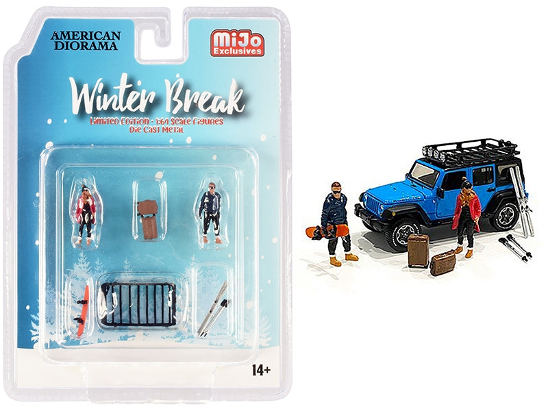 Winter Break Figure & Accessory Set – American Diorama 1:64