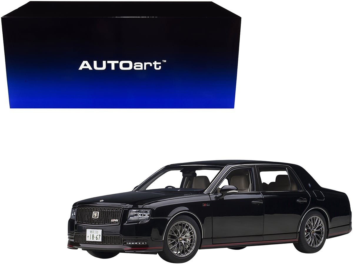 AUTOart Toyota Century GRMN right hand drive black composite model 1:18 78763, view 1