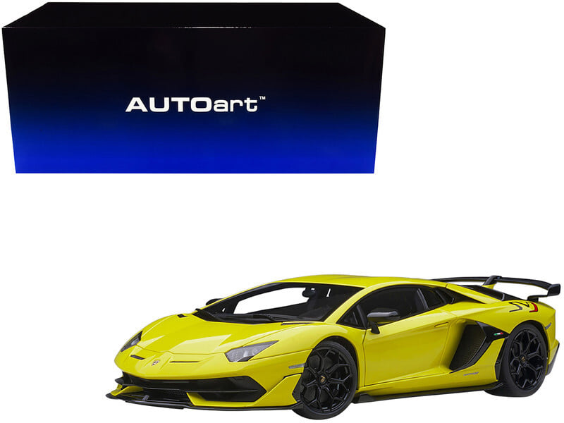 AUTOart Lamborghini Aventador SVJ Giallo Tenerife pearl yellow composite 1:18 79175, view 1
