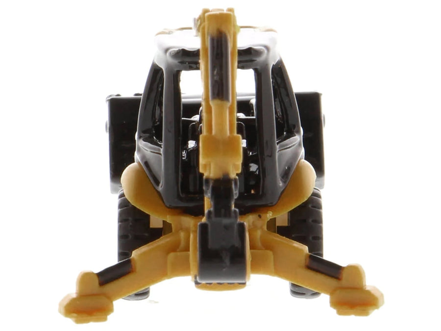 Diecast Masters CAT Caterpillar 420E backhoe loader yellow Micro-Constructor 85973DB, view 1