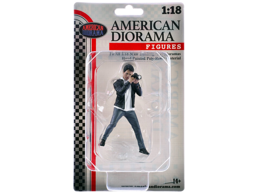 American Diorama Photographers figure number 6 for 1:18 scale displays AD-19306, view 4