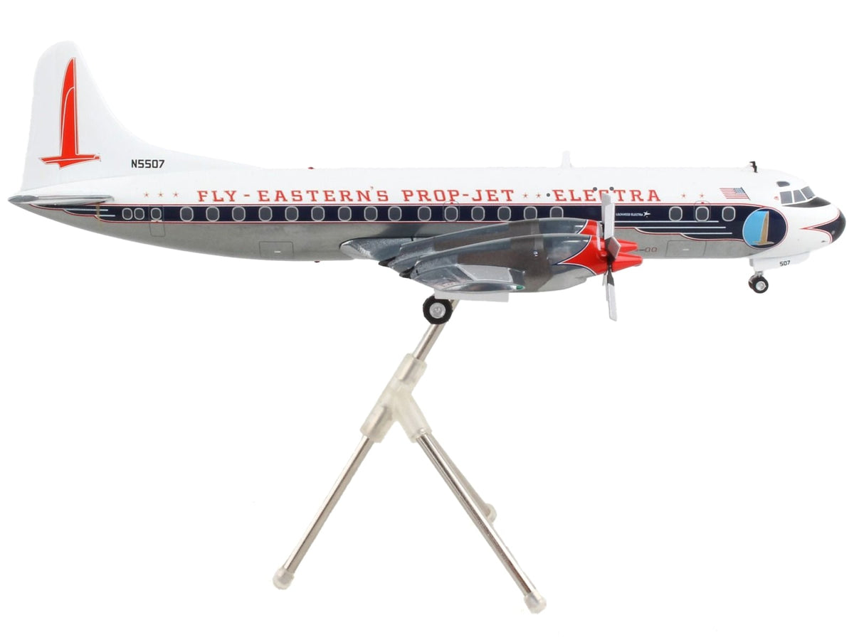 Gemini200 G2EAL1029 Eastern Air Lines Lockheed L-188 Electra in white with blue stripes, 1:200