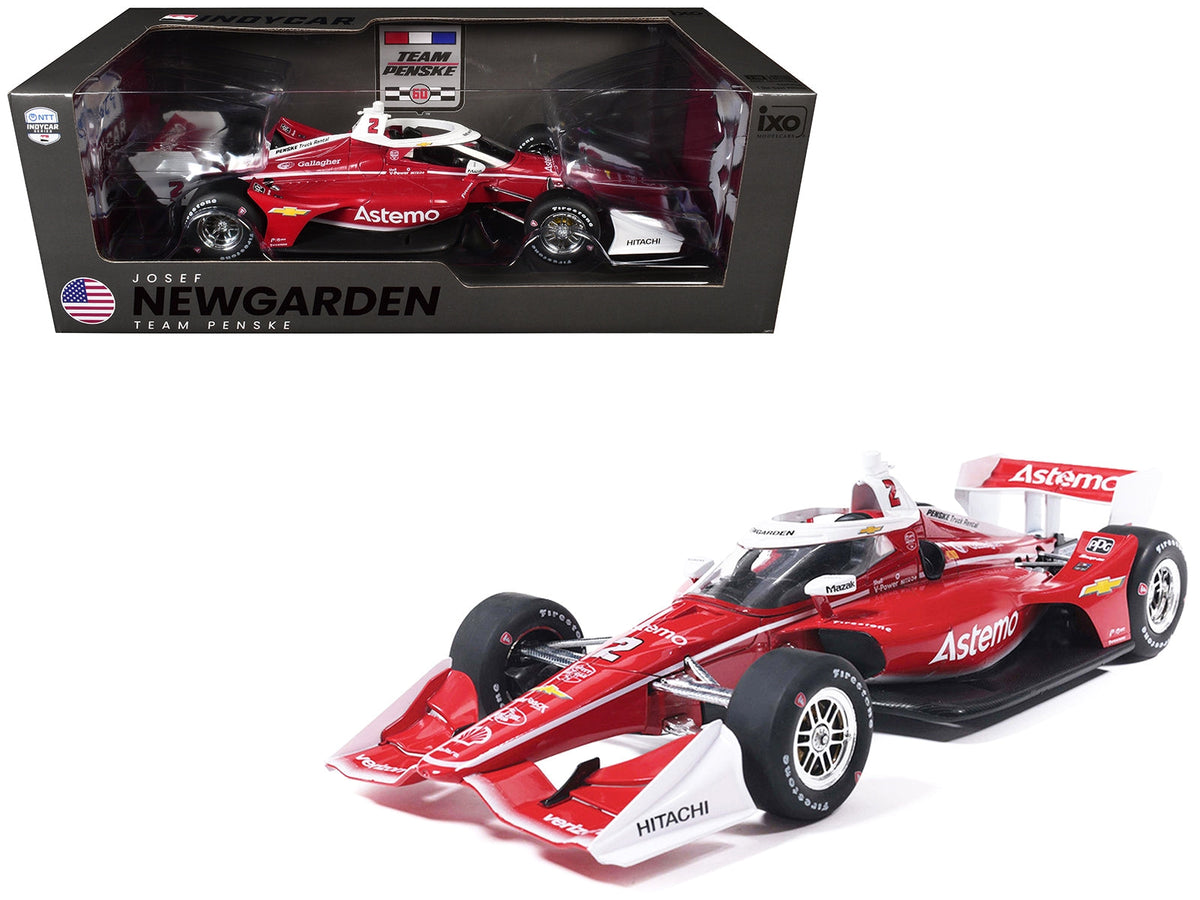 Dallara IndyCar #2 Josef Newgarden "Astemo" Team Penske (Road Course Configuration) "NTT IndyCar Series" (2026) 1/18 Diecast Model Car by IXO Models