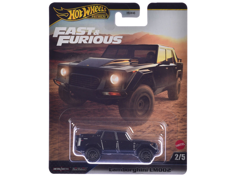 Lamborghini LM002 Black "Fast & Furious" (2009) Movie "Fast & Furious" Series Diecast Model Car by Hot Wheels