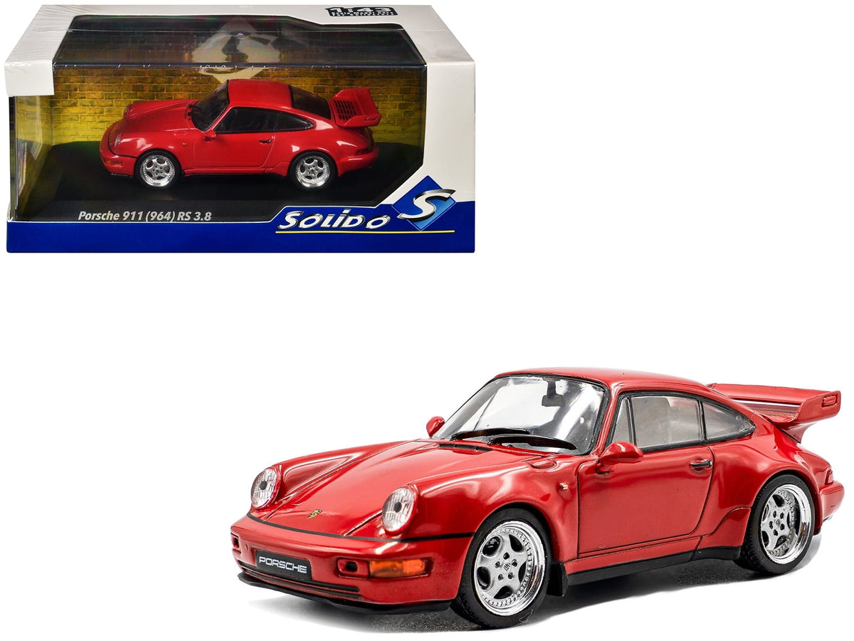 Solido 1994 Porsche 911 964 RS 3.8 Guards Red 1:43 S4316901, product image 1