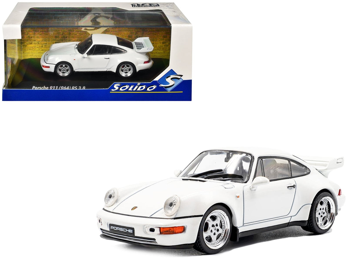 1994 Porsche 911 (964) RS 3.8 Grand Prix White 1/43 Diecast Model Car by Solido