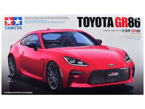 Tamiya Toyota GR86 1:24 assembly kit 24361 product image, not a complete tools-and-paint bundle