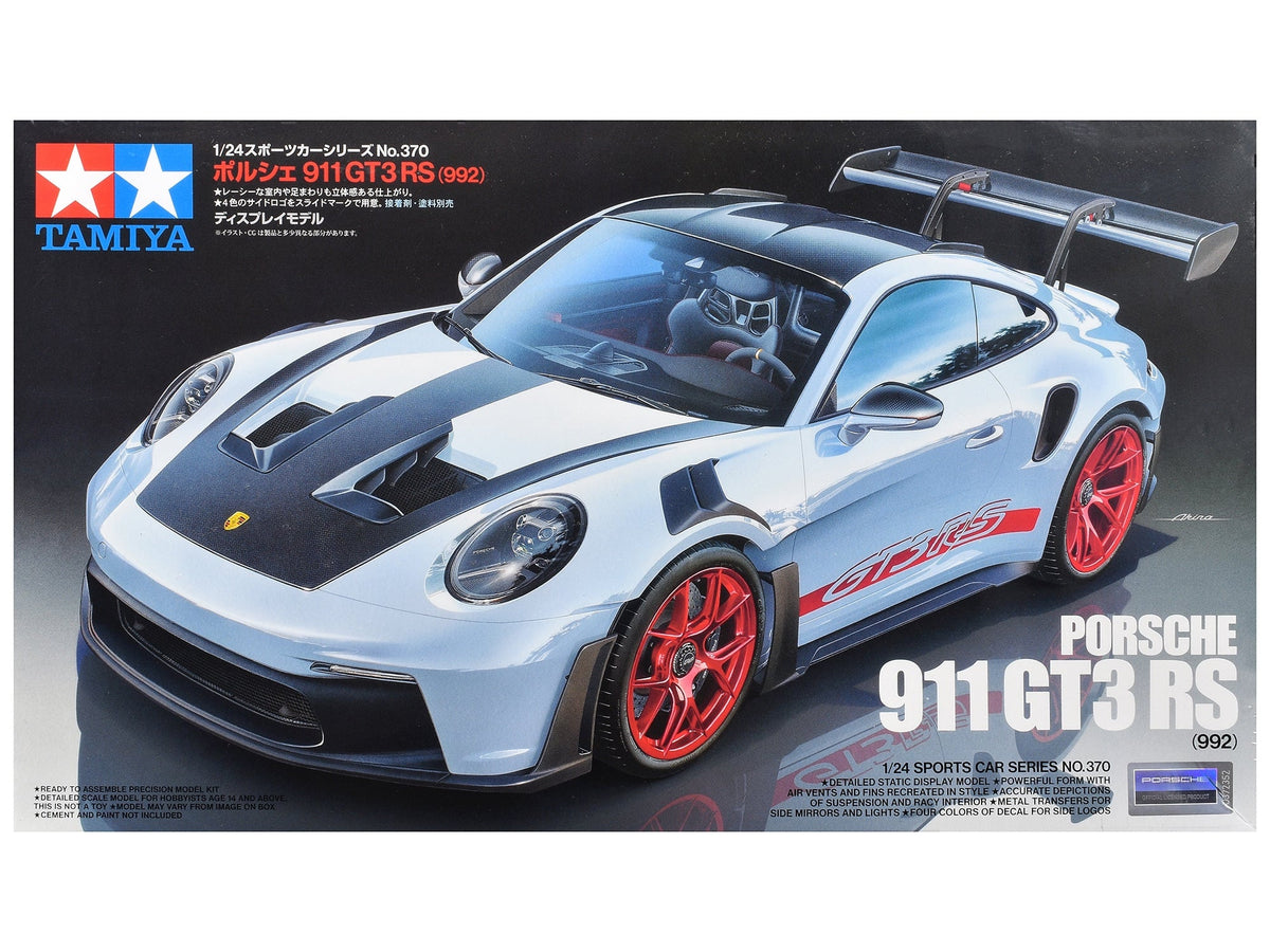 Tamiya Porsche 911 GT3 RS 992 kit 24370 product image, 1:24 scale assembly kit