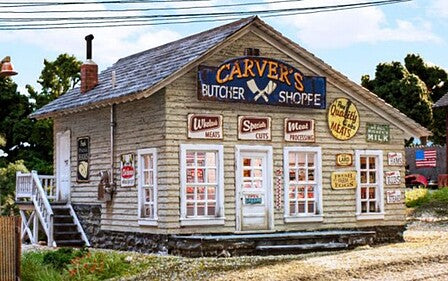 Woodland Scenics O Scale Carver's Butcher Shoppe - WOO5872