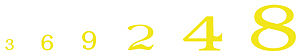 Woodland Scenics MG711 Roman Railroad Yellow dry transfer numbers