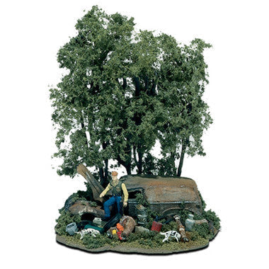 Woodland Scenics M104 The Hunter HO mini-scene kit