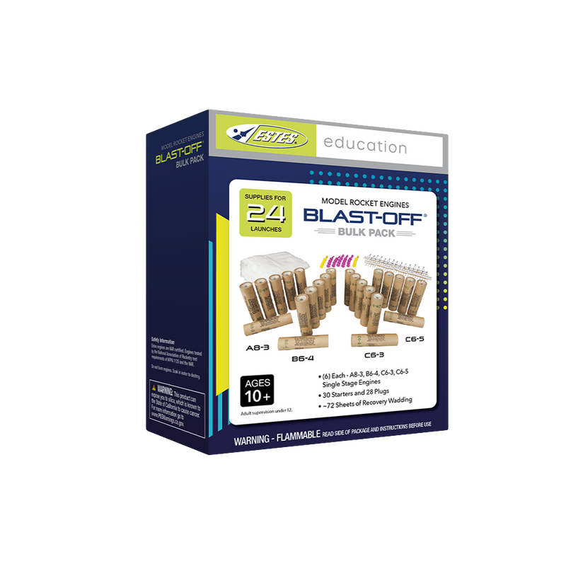 Estes Blast-Off engine bulk pack — representative product in the Rocket Engine Bulk Packs collection