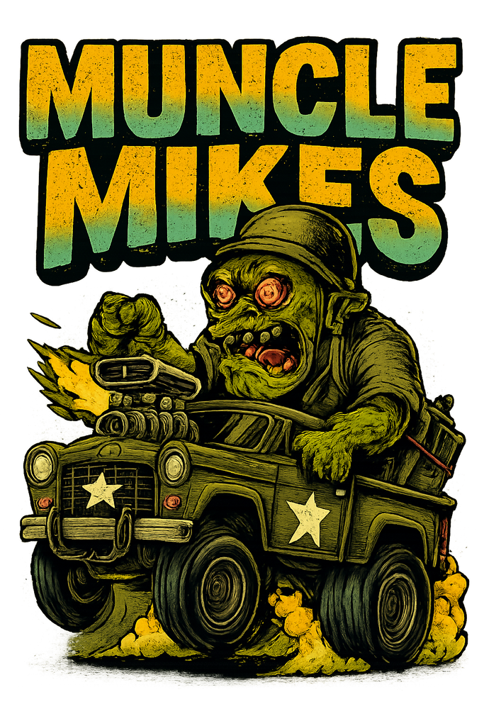 Muncle Mikes Monster Rods! Hot Rod and Monsters Shirts! Rat Rods and Alien Shirts!