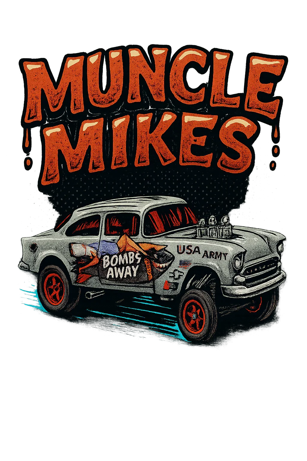 Muncle Mikes Hot Rod and Rat Rod Shirt Mayhem!