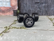 Custom Hot Wheels Rubber Tires: Factory 5 Star Wheels With Rubber Tires
