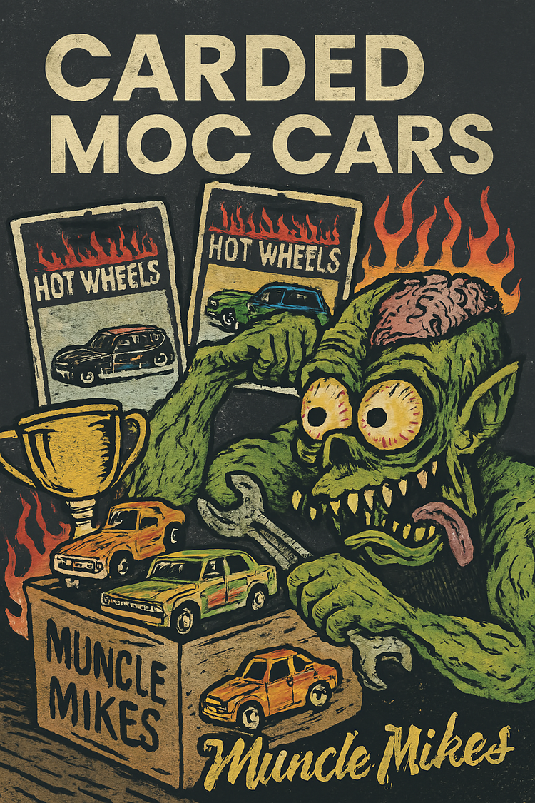 Collectible Carded MOC Hot Wheels and Matchbox Cars