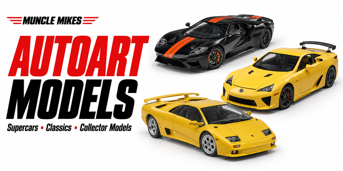 Muncle Mikes autoart models collection artwork: Supercars, Classics, Collector Models