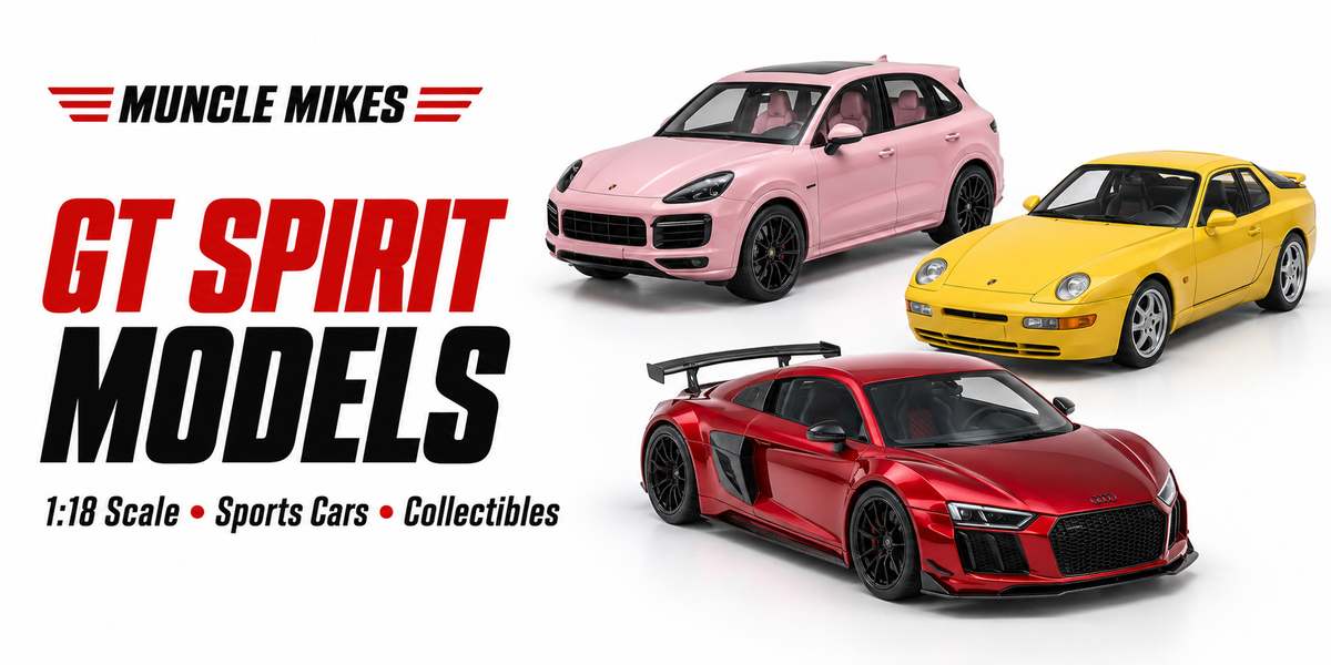 Muncle Mikes gt spirit models collection artwork: 1:18 Scale, Sports Cars, Collectibles