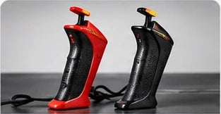 Illustrative controllers representing the slot car parts and upgrades department
