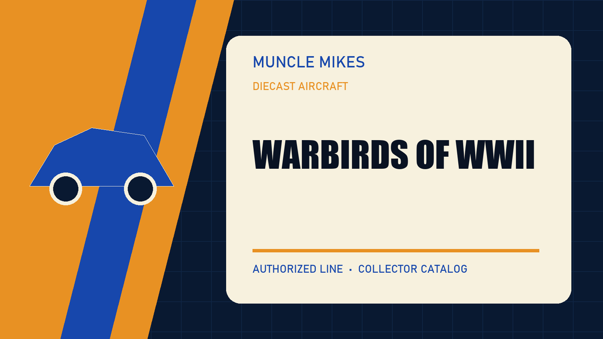 Warbirds of WWII Diecast Aircraft collection
