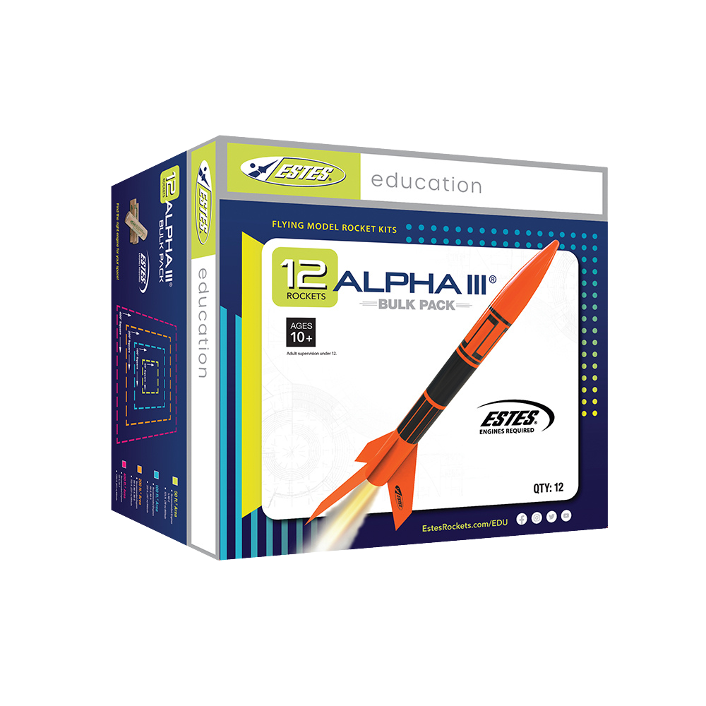 Estes Alpha III® Bulk Pack (12 pk) (1751) product view 1