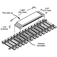 Kadee HO 321 Code 100 Delayed "Between-the-Rails" Uncoupler (2) — exact Kadee product view