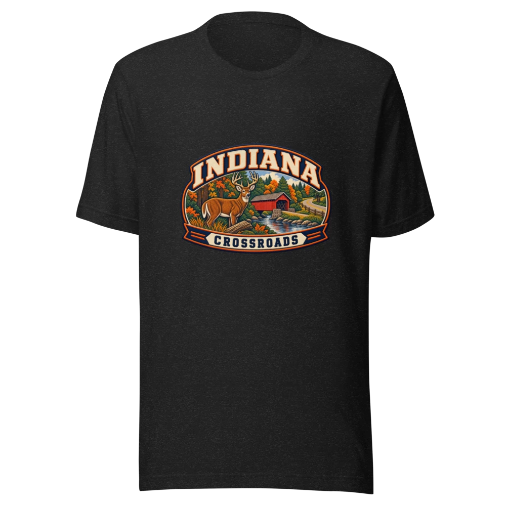 Indiana State Heritage Premium T-Shirt product mockup