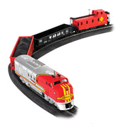 Bachmann HO Santa Fe Flyer Train Set — train and included rolling stock