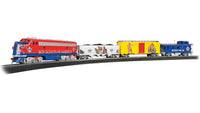 Bachmann HO BSA All American Train Set — train and included rolling stock