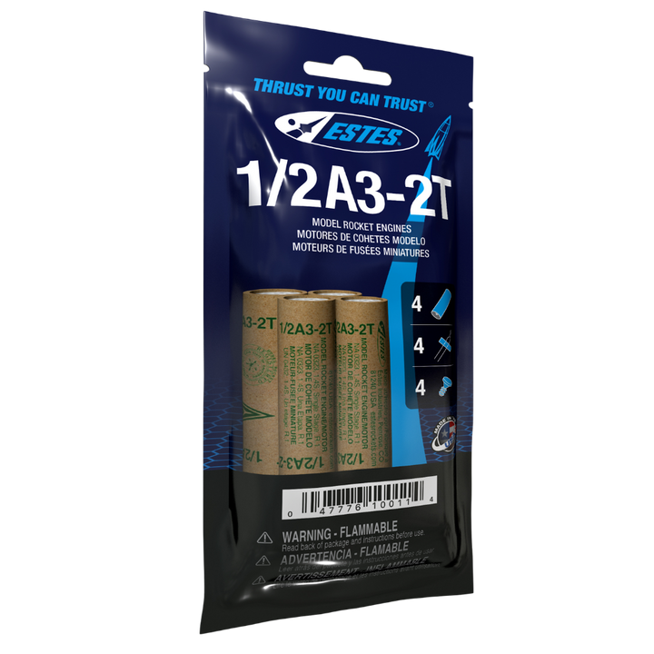 Estes 1/2A3-2T Engines (10011) product view 1