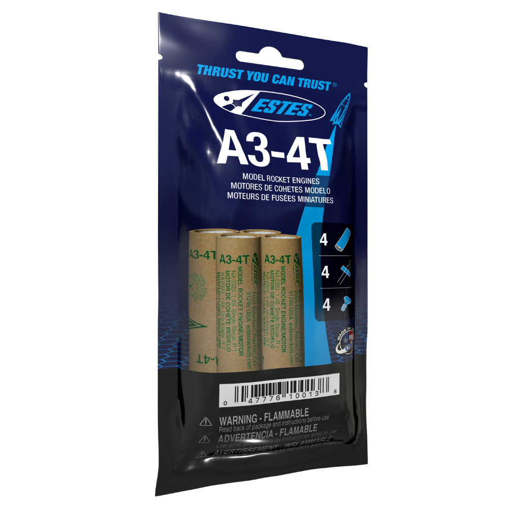 Estes A3-4T Engines (10013) product view 1