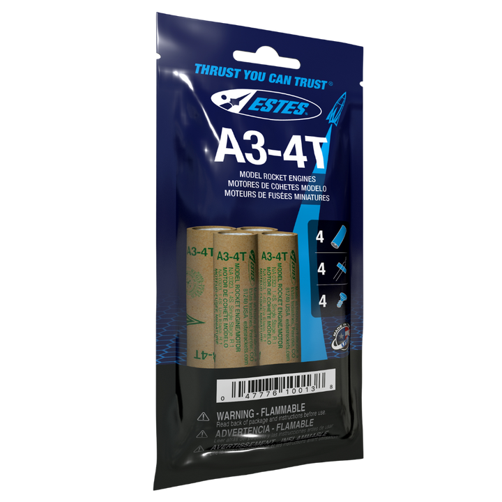 Estes A3-4T Engines (10013) product view 1