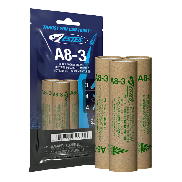 Estes A8-3 Engines (10017) product view 2