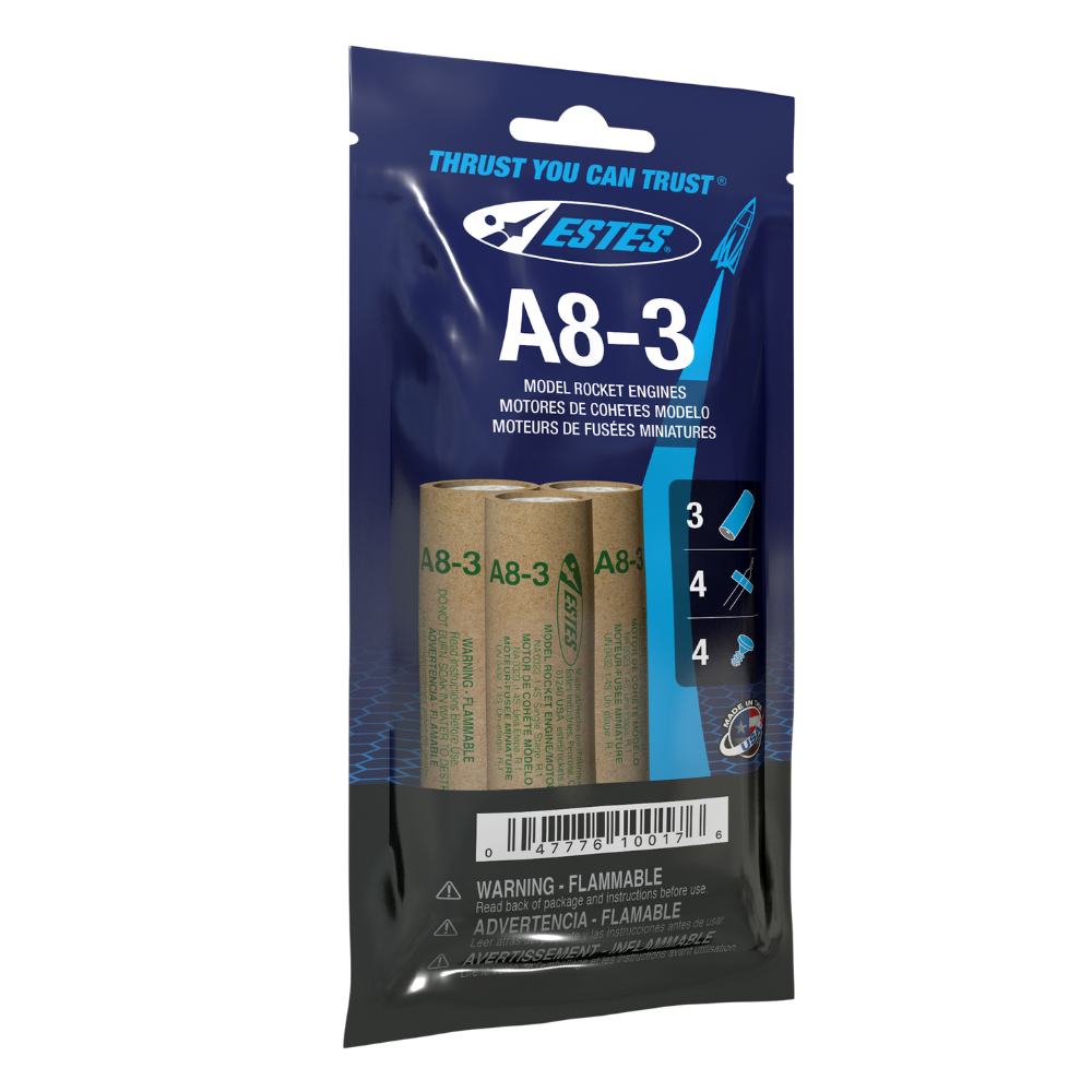 Estes A8-3 Engines (10017) product view 1