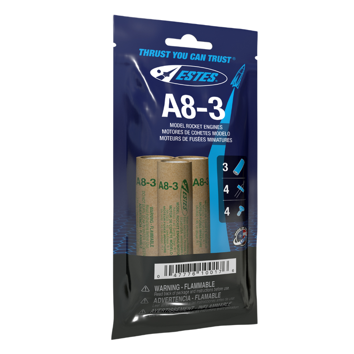 Estes A8-3 Engines (10017) product view 1