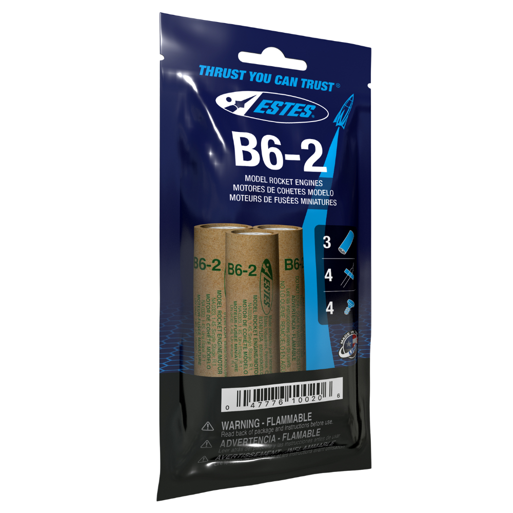 Estes B6-2 Engines (10020) product view 1